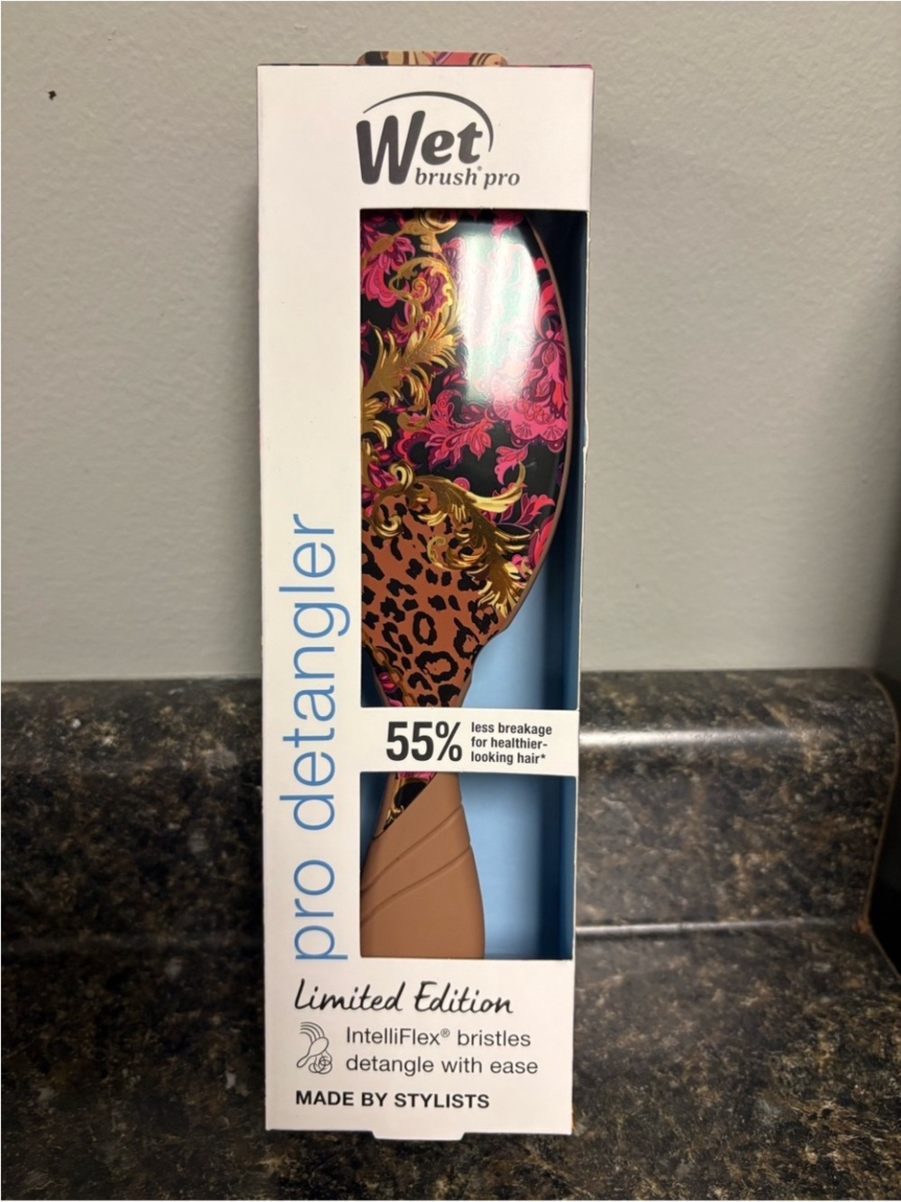 Detangler - Limited Edition Pink & Brown Pattern